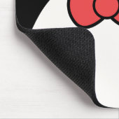 Schwarzer Smokings-Pinguin Mousepad (Ecke)