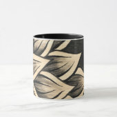 Schwarzer Sonnenblumenkaffee Tasse (Zentrum)