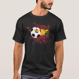 Schwarzer Spanien T - Shirt. 01 T-Shirt