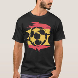 Schwarzer Spanien T - Shirt. 03 T-Shirt