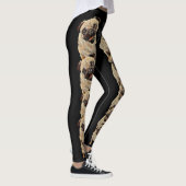 Schwarzer Spaß und Mops von Funky Pastel Leggings (Rechts)