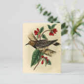 Schwarzer Specker Postkarte (Stehend Vorderseite)