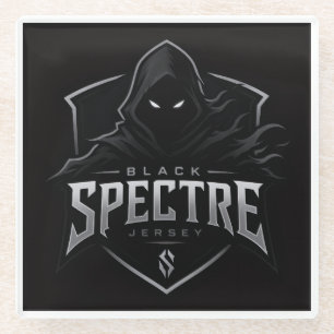 Schwarzer Spectre Gaming Becher - Gamer Kaffeetass Glasuntersetzer