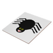Schwarzer Spider Fliese (Seite)