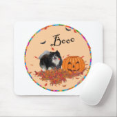 Schwarzer Spitz Halloween Mousepad (Mit Mouse)