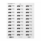 Schwarzer Spitz Hunde Silhouetten mit Herz (Vorne)