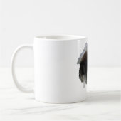 Schwarzer Spitz Kaffeetasse (Links)