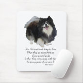 Schwarzer Spitz Keepake Mousepad (Mit Mouse)
