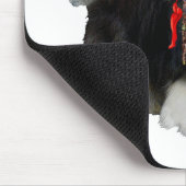 Schwarzer Spitz Pirate - Arrr! Mousepad (Ecke)