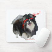 Schwarzer Spitz Pirate - Arrr! Mousepad (Mit Mouse)