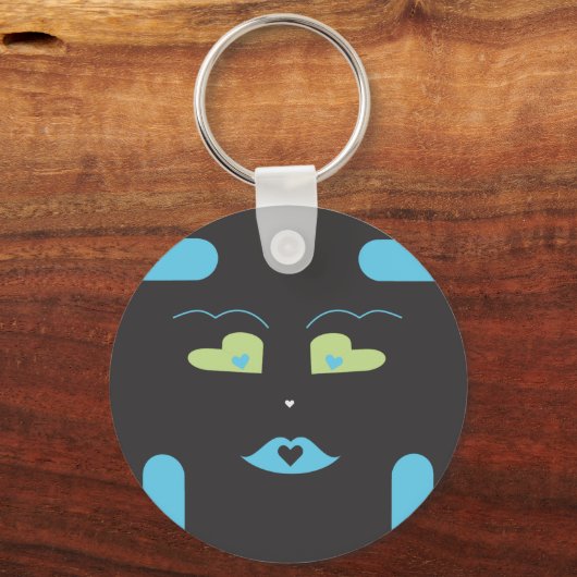 Schwarzer Sponap, Sertzeli Schlüsselanhänger (Vorderseite)