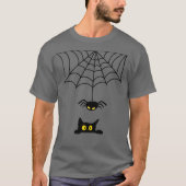 Schwarzer Spooky T-Shirt (Vorderseite)