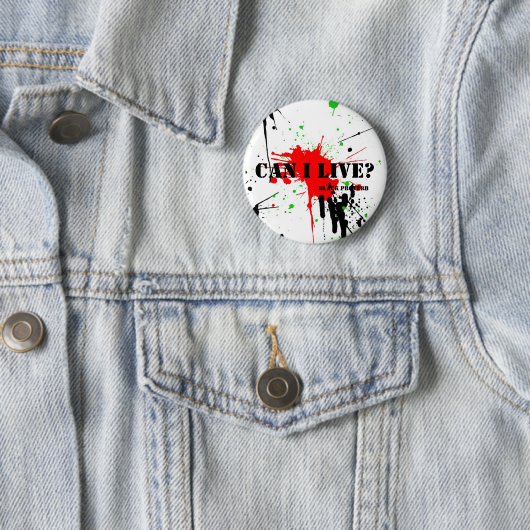 Schwarzer Sprichwort-Knopf Button (Beispiel)