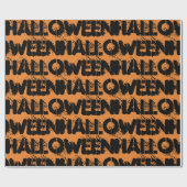 Schwarzer Spritzer Halloween erschüttert Geschenkpapier (Flach)