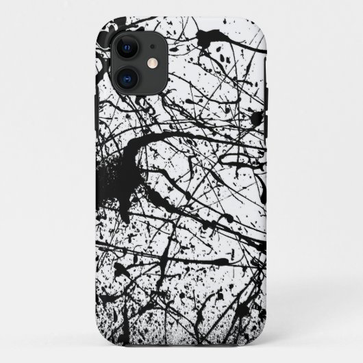 Schwarzer Spritzer iPhone 5 kaum dort Kasten Case-Mate iPhone Hülle (Rückseite)