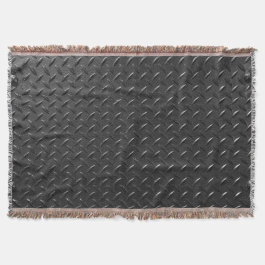 Schwarzer Stahl, metallische Struktur. Decke (Vorderseite)