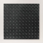 Schwarzer Stahl, metallische Struktur. Puzzle (Horizontal)