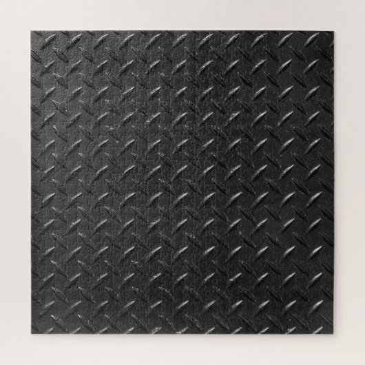 Schwarzer Stahl, metallische Struktur. Puzzle (Vertikal)