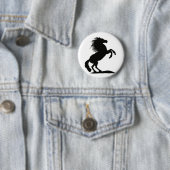 Schwarzer Stallion aufzuziehen - Button (Beispiel)