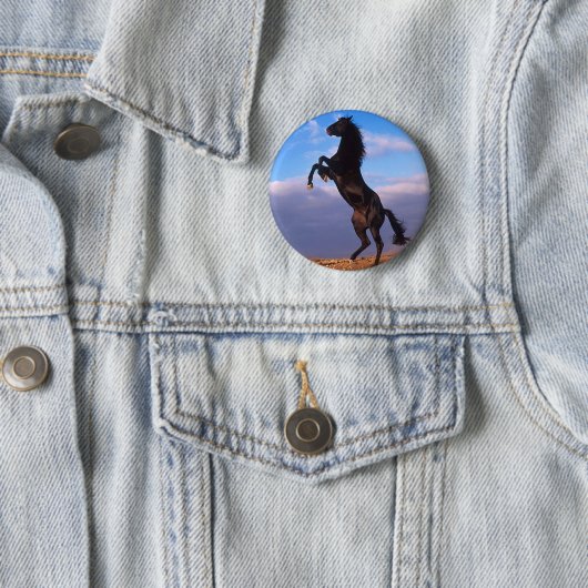 Schwarzer Stallion Button (Beispiel)