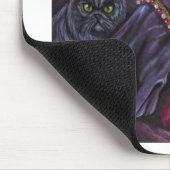 SCHWARZER STALLION persische Katze Mousepad (Ecke)