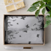 Schwarzer Stallion Seidenpapier (Geschenk)