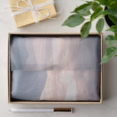 Schwarzer Stallion Wilder Horse Mountain Top Decou Seidenpapier (Geschenk)