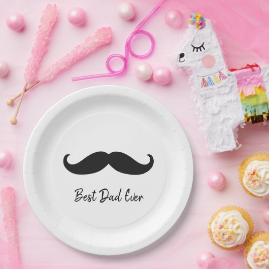 Schwarzer Stamm Pappteller (Party)