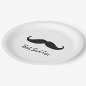 Schwarzer Stamm Pappteller (Schrägansicht)