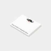 Schwarzer Stamm Post-it Klebezettel (angewinkelt)