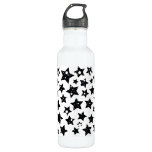 Schwarzer Star Trinkflasche
