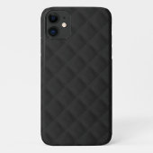 Schwarzer Stechleder Case-Mate iPhone Hülle (Rückseite)