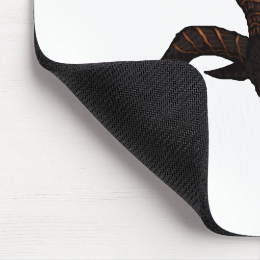 Schwarzer Sternvulkanischer Mousepad (Ecke)