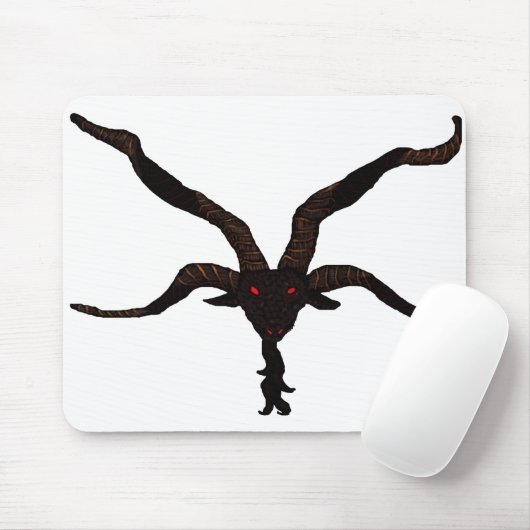 Schwarzer Sternvulkanischer Mousepad (Mit Mouse)