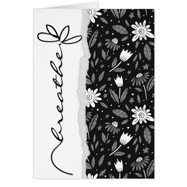 Schwarzer Stift mit Wortatmung (Vorne)