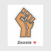 Schwarzer Stolz erste Einheit Geschichte Afrikanis Aufkleber (Blatt)