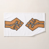 Schwarzer Stolz erste Einheit Geschichte Afrikanis Badhandtuch Set (Handtuch)