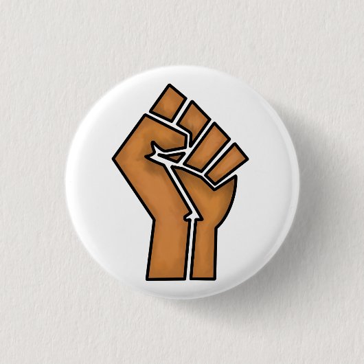 Schwarzer Stolz erste Einheit Geschichte Afrikanis Button (Vorderseite)