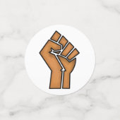 Schwarzer Stolz erste Einheit Geschichte Afrikanis Konfetti (Klein Vorderseite)