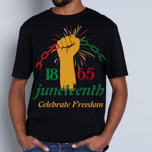 Schwarzer Stolz Freiheit Juneteenth  T-Shirt