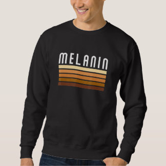 Schwarzer Stolz Melanin Shades Historischer Monat Sweatshirt