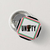 Schwarzer Stolz Rot-Grün-Pfanne afrikanische Flagg Button (Vorne & Hinten)