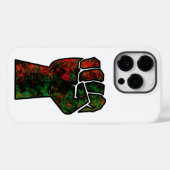 Schwarzer Stolz Rot-Grün-Pfanne afrikanische Flagg Case-Mate iPhone Hülle (Rückseite (Horizontal))