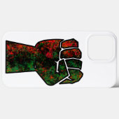 Schwarzer Stolz Rot-Grün-Pfanne afrikanische Flagg Case-Mate iPhone Hülle (Rückseite (Horizontal))