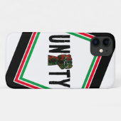 Schwarzer Stolz Rot-Grün-Pfanne afrikanische Flagg Case-Mate iPhone Hülle (Rückseite (Horizontal))