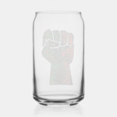 Schwarzer Stolz Rot-Grün-Pfanne afrikanische Flagg Dosenglas (Rückseite)