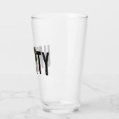 Schwarzer Stolz Rot-Grün-Pfanne afrikanische Flagg Glas (Links)