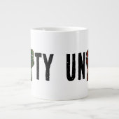 Schwarzer Stolz Rot-Grün-Pfanne afrikanische Flagg Jumbo-Tasse (Vorderseite)