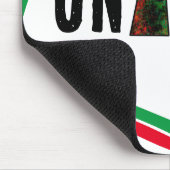 Schwarzer Stolz Rot-Grün-Pfanne afrikanische Flagg Mousepad (Ecke)