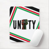 Schwarzer Stolz Rot-Grün-Pfanne afrikanische Flagg Mousepad (Mit Mouse)